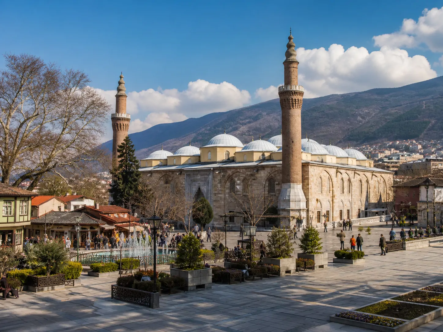 Bursa Ulu Cami çevre şehir turu